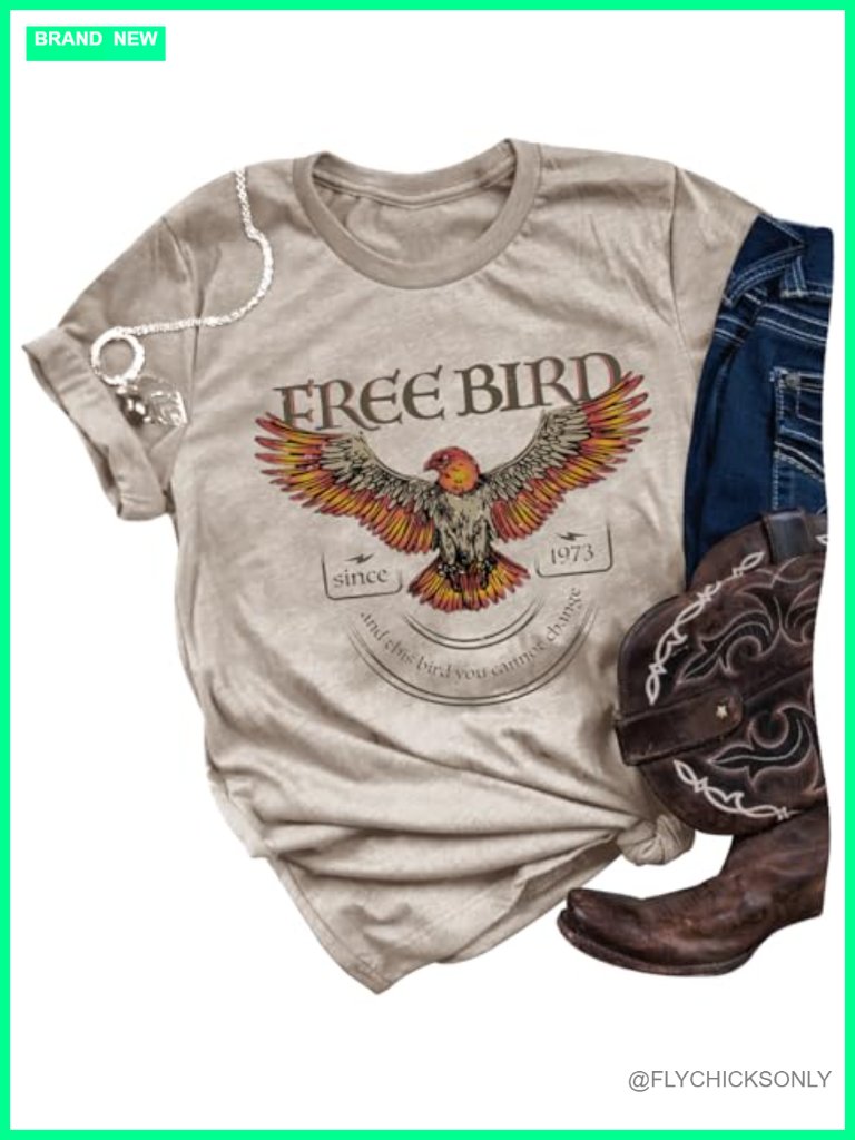 Vintage Country Music Beer Funny T-Shirt For Women Summer Vacation Tee